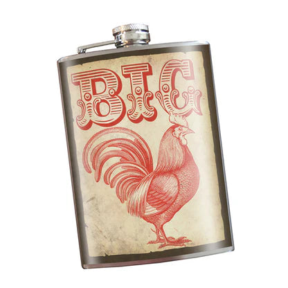 Lucky Jack Big Cock Flask- 8 oz