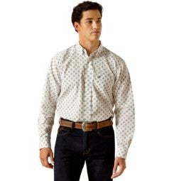 Ariat Men's Rocco Classic Fit Shirt- White