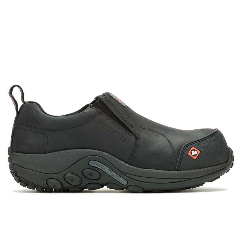 Merrell Women's Jungle Moc Composite Toe CSA Work Shoe- Black