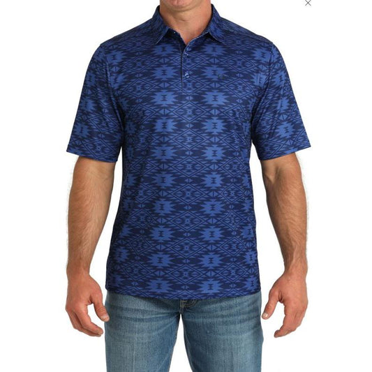 Cinch Men's Arenaflex Polo -Royal Blue