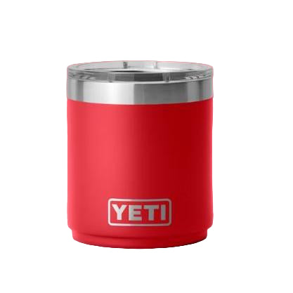 Yeti Rambler 295ml Lowball w/Magslider Lid - Rescue Red