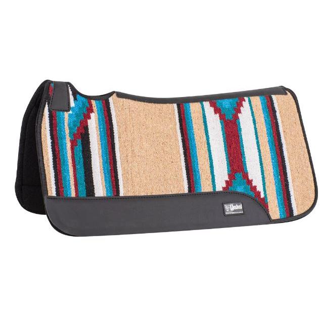 Cashel Felt Bottom Sewn Top Pad Saddle Blanket - 31x32-Crimson