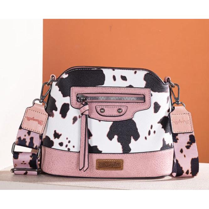 Wrangler Cowprint Crossbody Bag-Multiple Colors