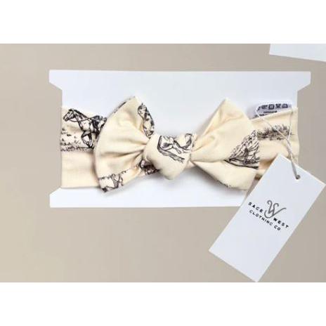 Prairie Cowboy Infant Headband- Multiple Colors