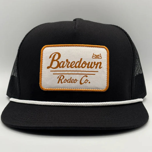 Baredown Brand 2.0 Flat Rodeo Co- Black/Gold