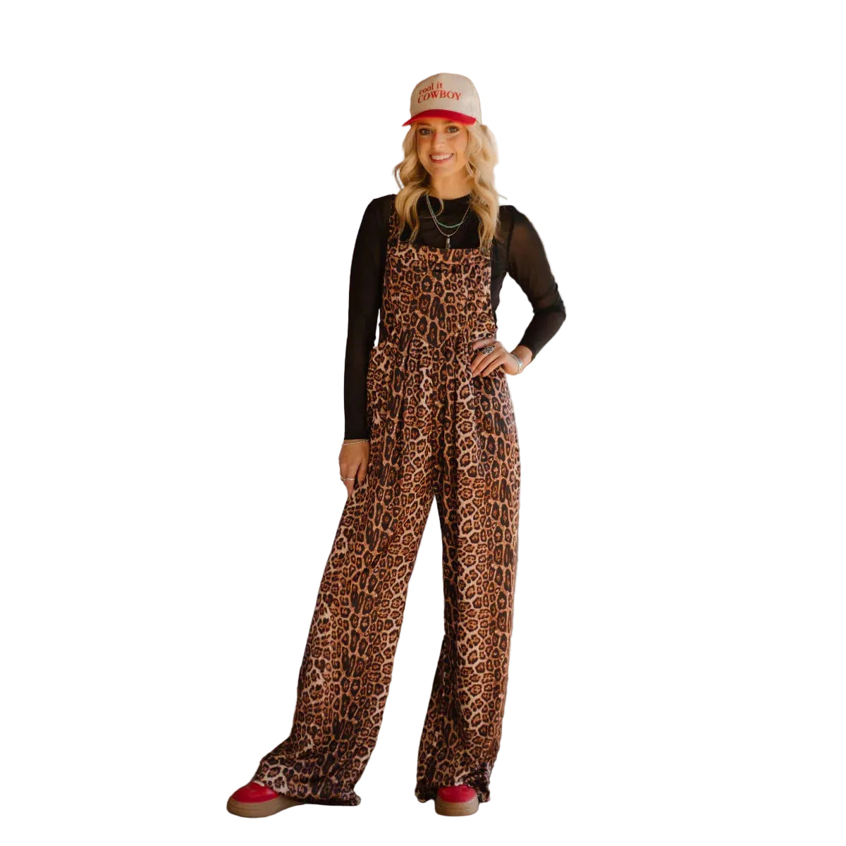 Sterling Kreek Women's Range and Roar Jumpsuit- Leopard Print - Irvine Tack & Western Wear