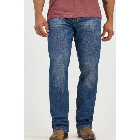 Wrangler Men's Retro Slim Fit Low Rise Straight Leg Jean-Cottonwood