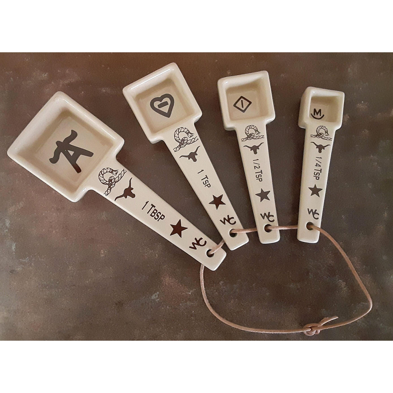 West Creation Ceramic Brands Measuring Spoons