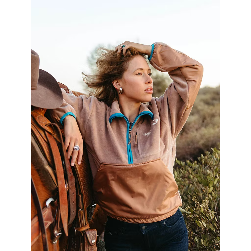 Ranch Girls Long Sleeve Fleece Zip Up Hannah Jacket- Camouflage