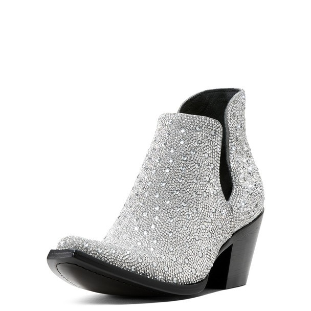 Ariat Women's Dixon Glitz Bootie - Silver Sparkle