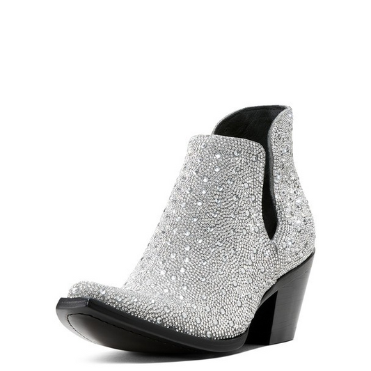 Ariat Women's Dixon Glitz Bootie - Silver Sparkle