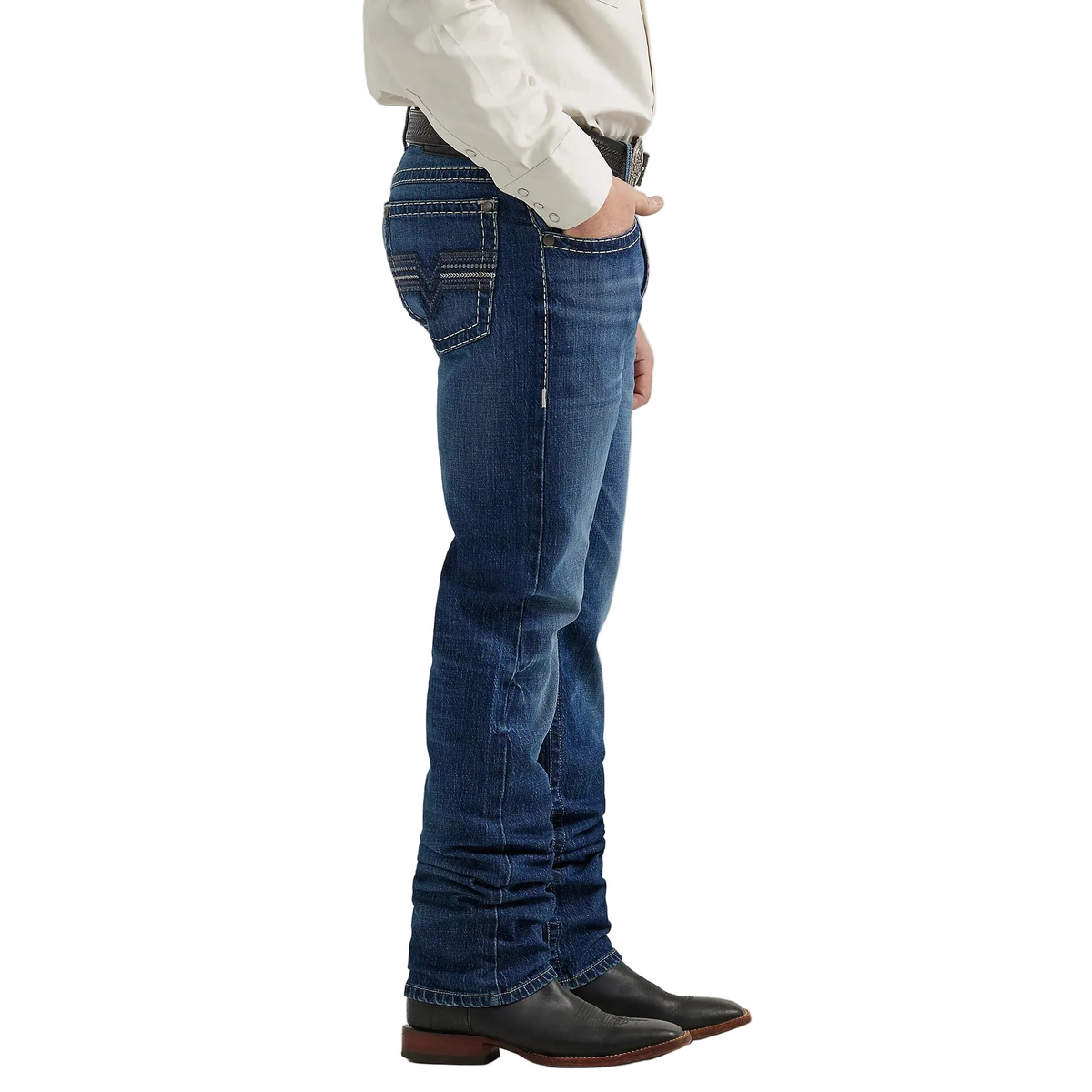 Wrangler Men's Rock 47 Slim Straight Jeans - Irvine Tack & Western Wear