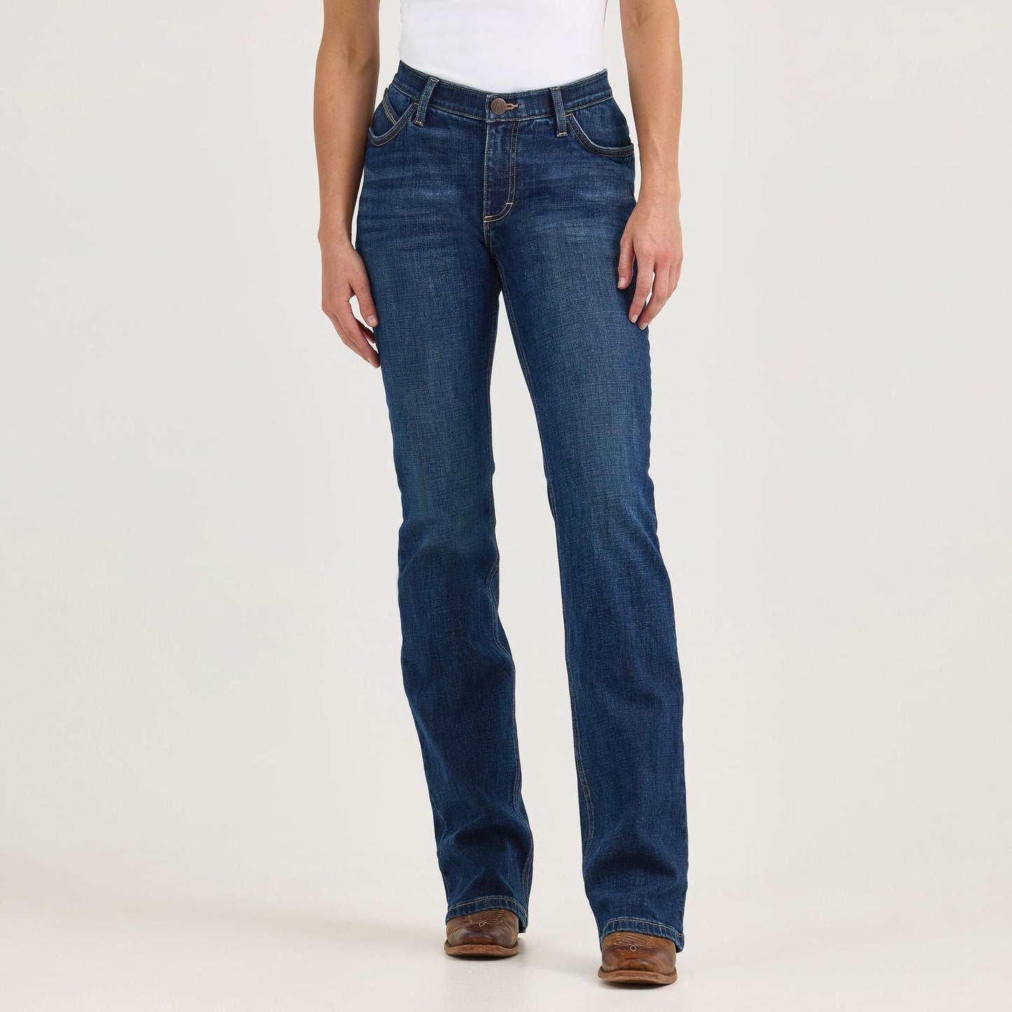 Wrangler Women's Ultimate Willow Riding Mid Rise Jean - Andrea