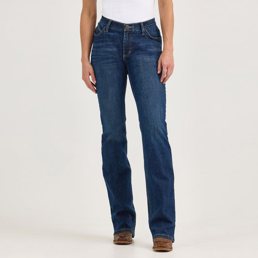 Wrangler Women's Ultimate Willow Riding Mid Rise Jean - Andrea