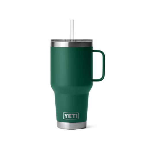YETI Rambler 739 mL Straw Mug with Straw Lid - Black Forest Green