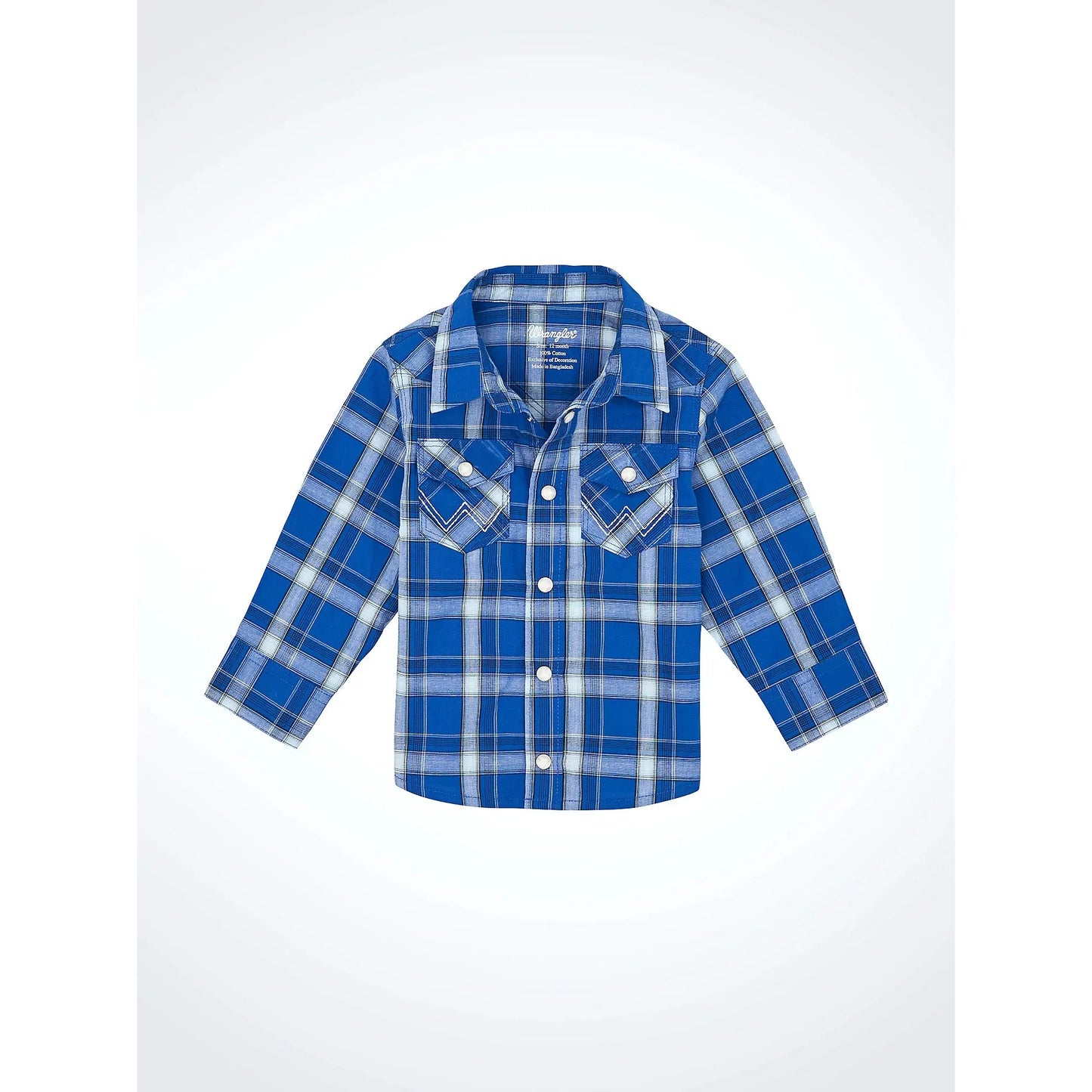 Wrangler Baby Boy Long Sleeve Shirt - Blue