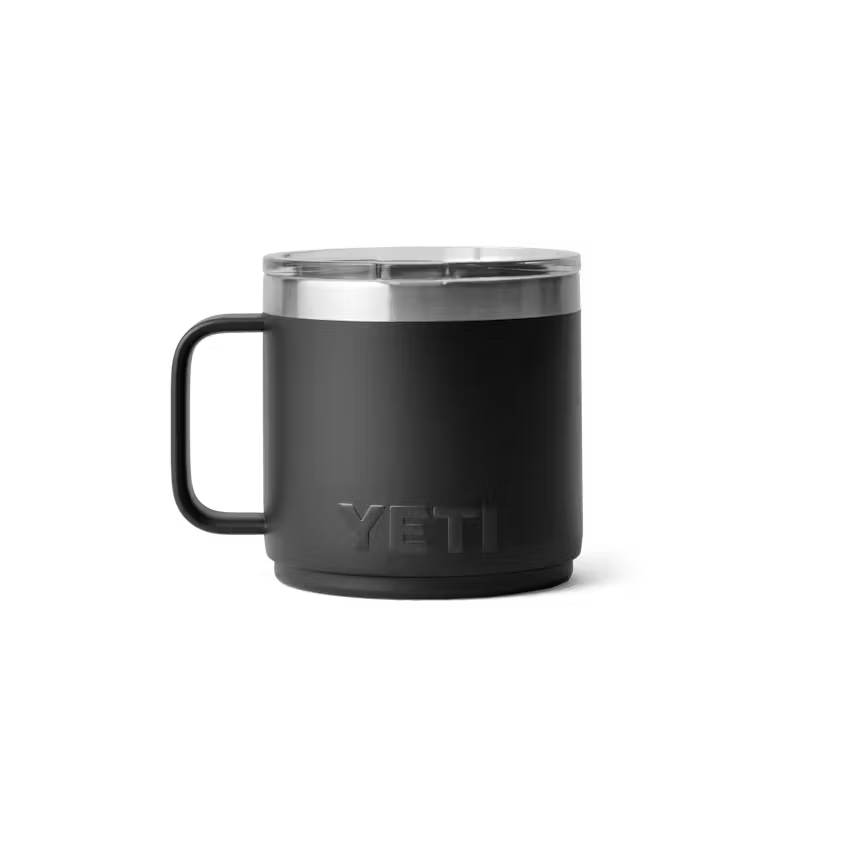 YETI Rambler 414 mL Stackable Mug with DuraSip Ceramic Lining - Black