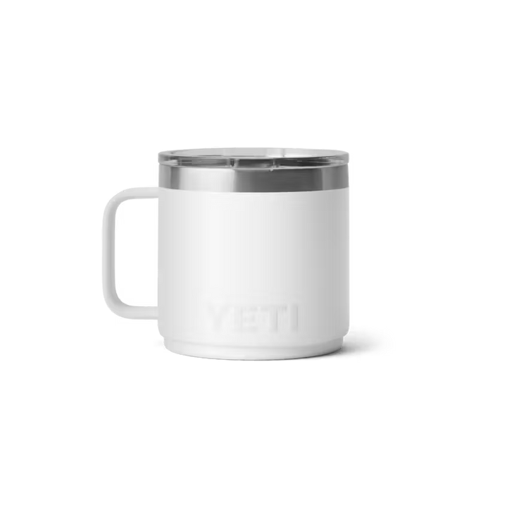 YETI Rambler 414 mL Stackable Mug with DuraSip Ceramic Lining - White