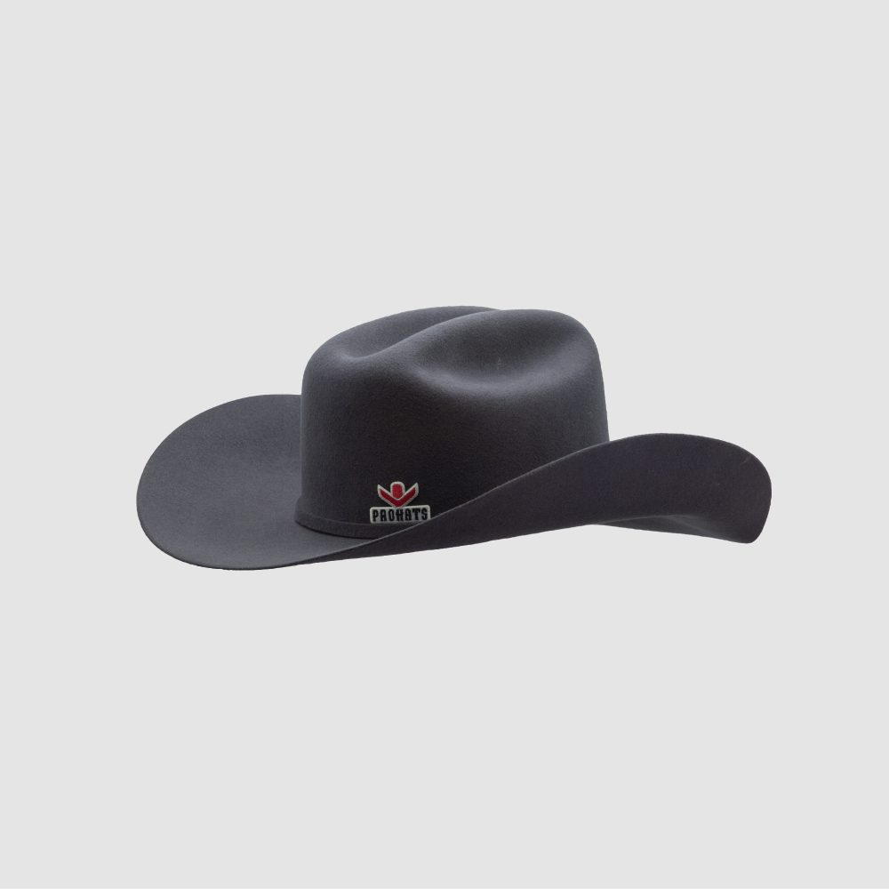 Prohat  Wool Felt Precreased Western Hat - Charcoal