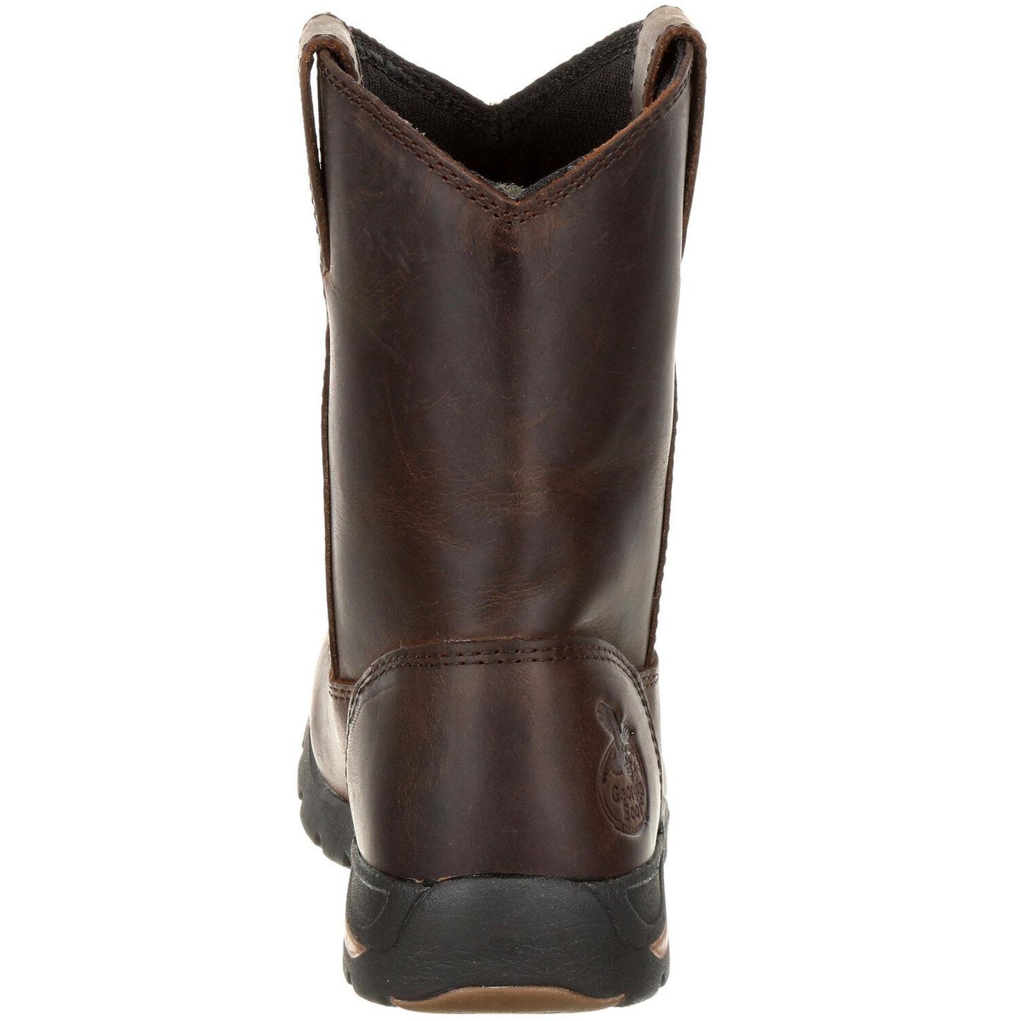 Georgia Kid's Brown 8" Work Brown Boots