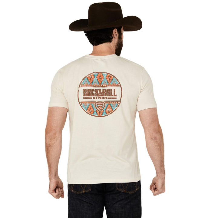 Rock &amp; Roll Unisex Graphic Short Sleeve T-Shirt - Natural
