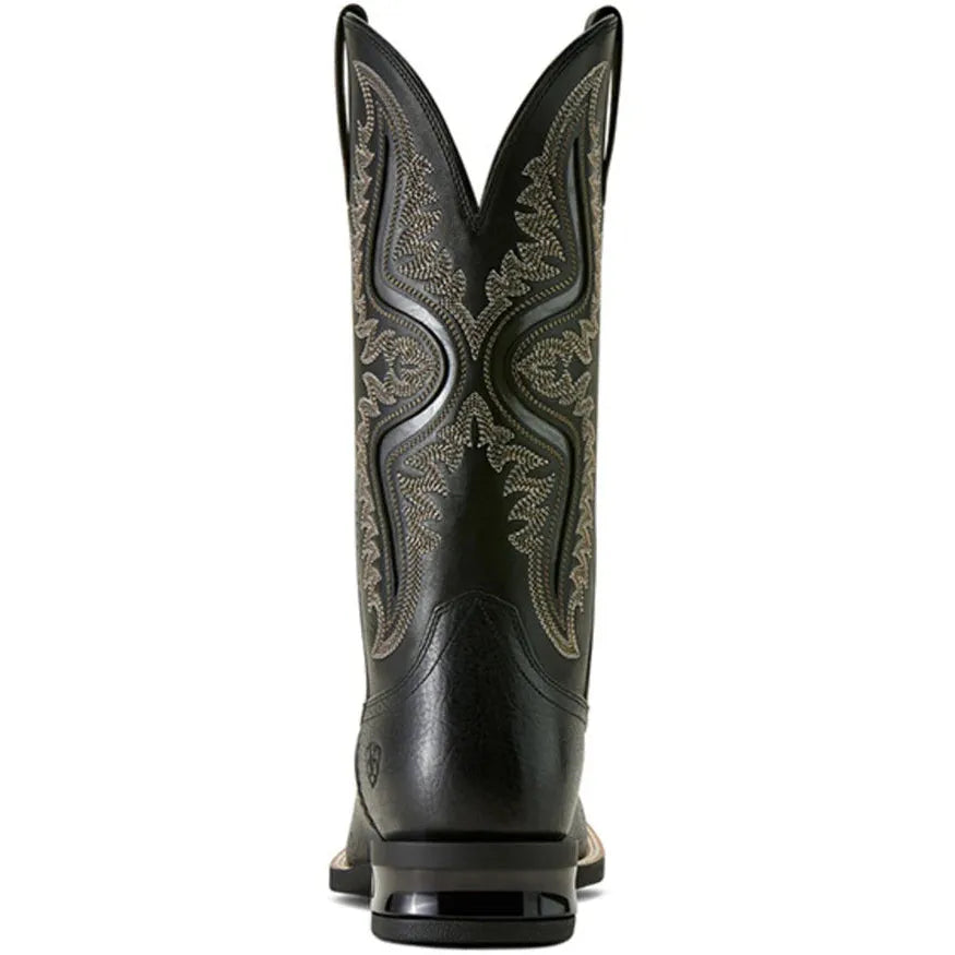 Ariat Men's Captivate Tall Performance Square Toe Western Boots- Black