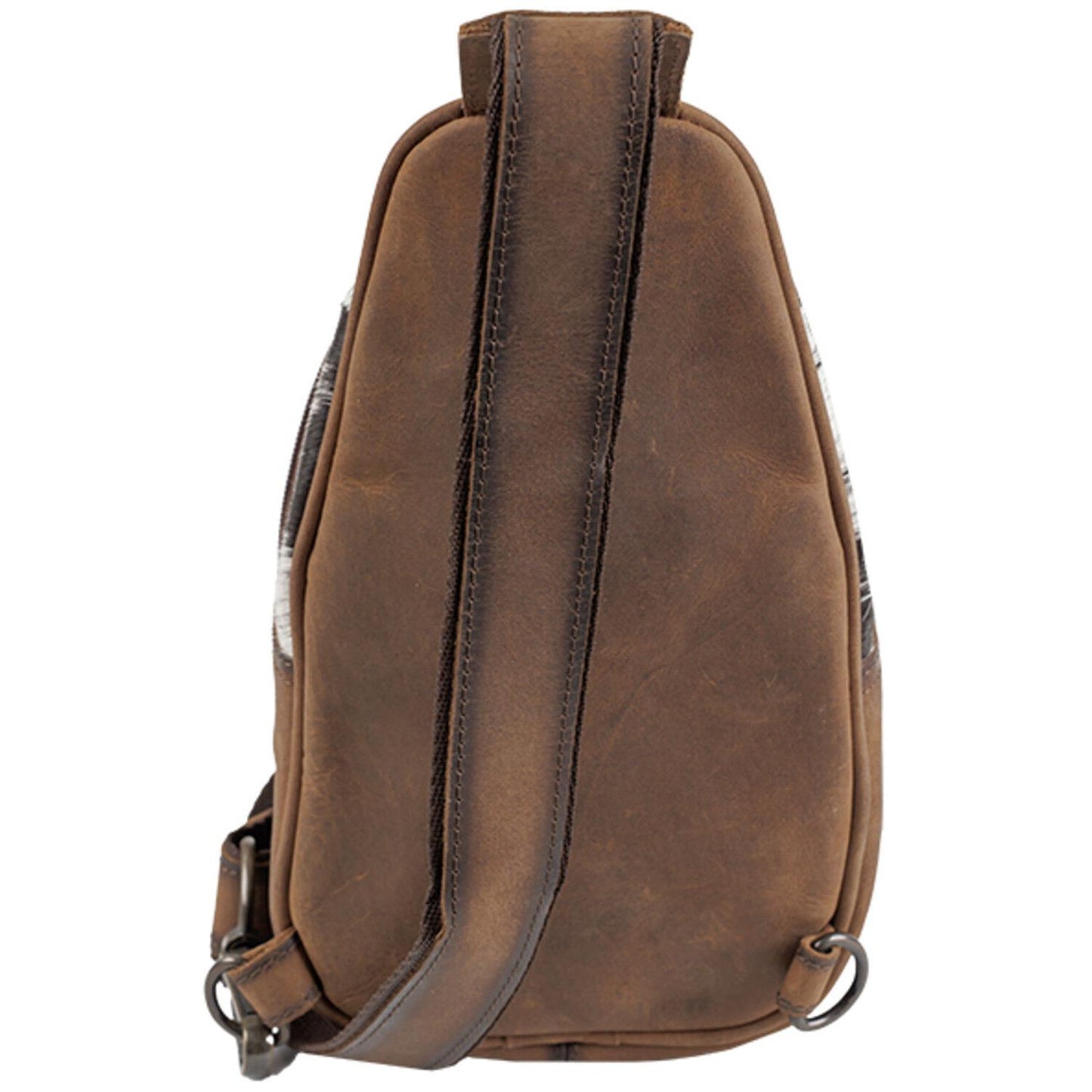 STS Ranchwear Sojourner Cowhide Sling Bag - Brown - Irvine Tack & Western Wear