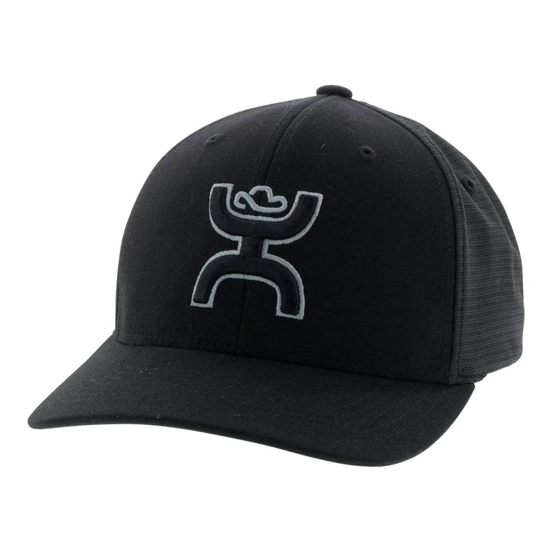 Hooey "Ash" Flexfit Cap - Black w/Logo