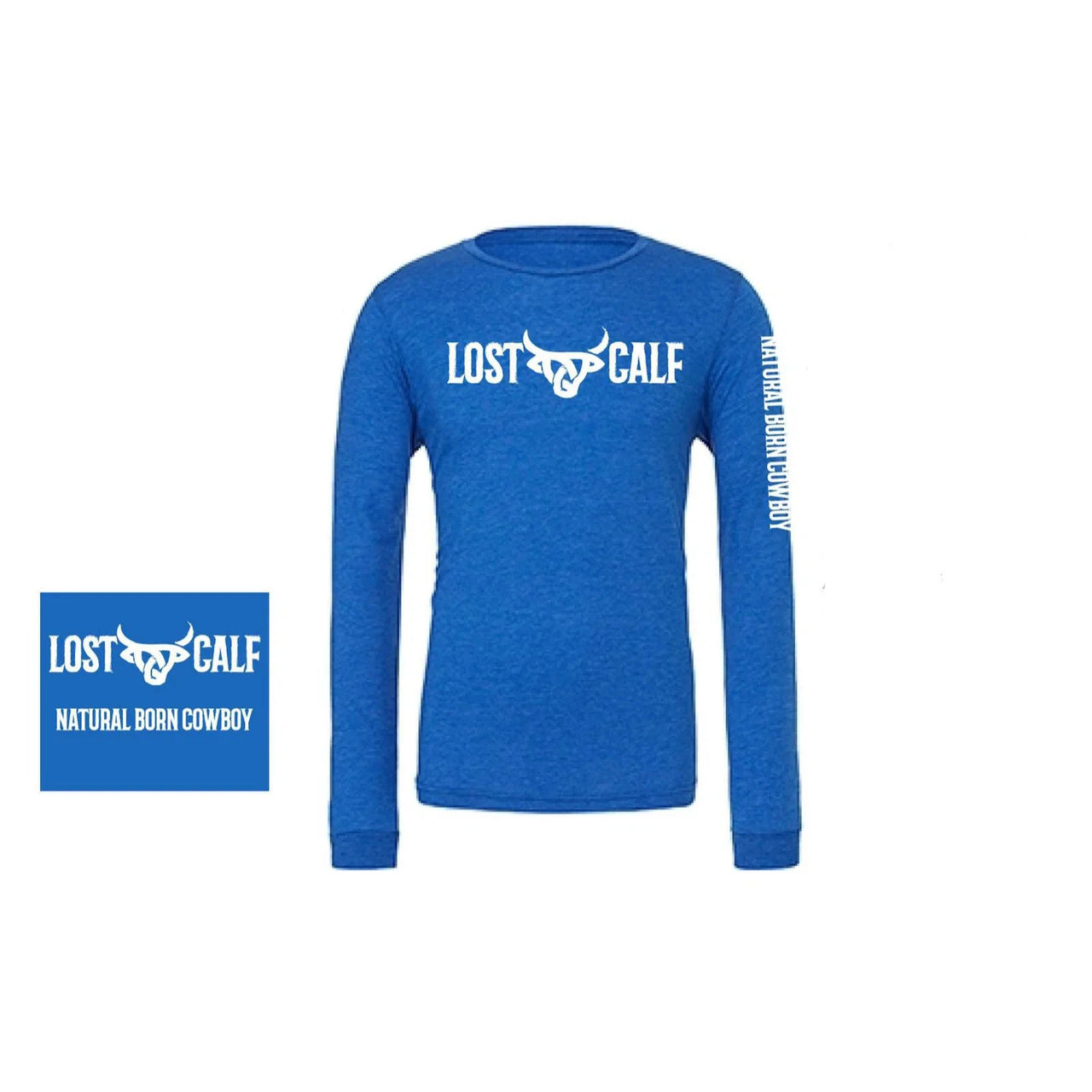 Lost Calf Lonch Sleeve - Heather Blue