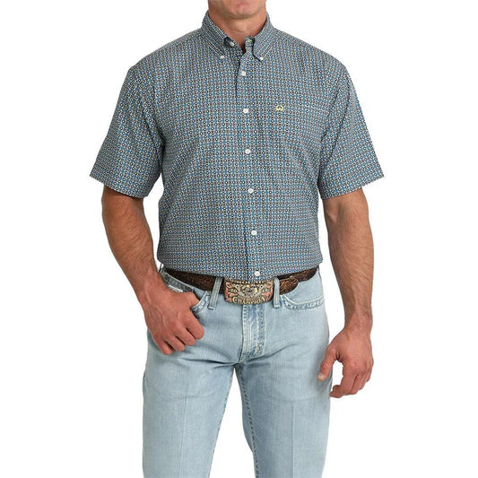 Cinch Men's Short Sleeve Arena Flex Shirt-Multi