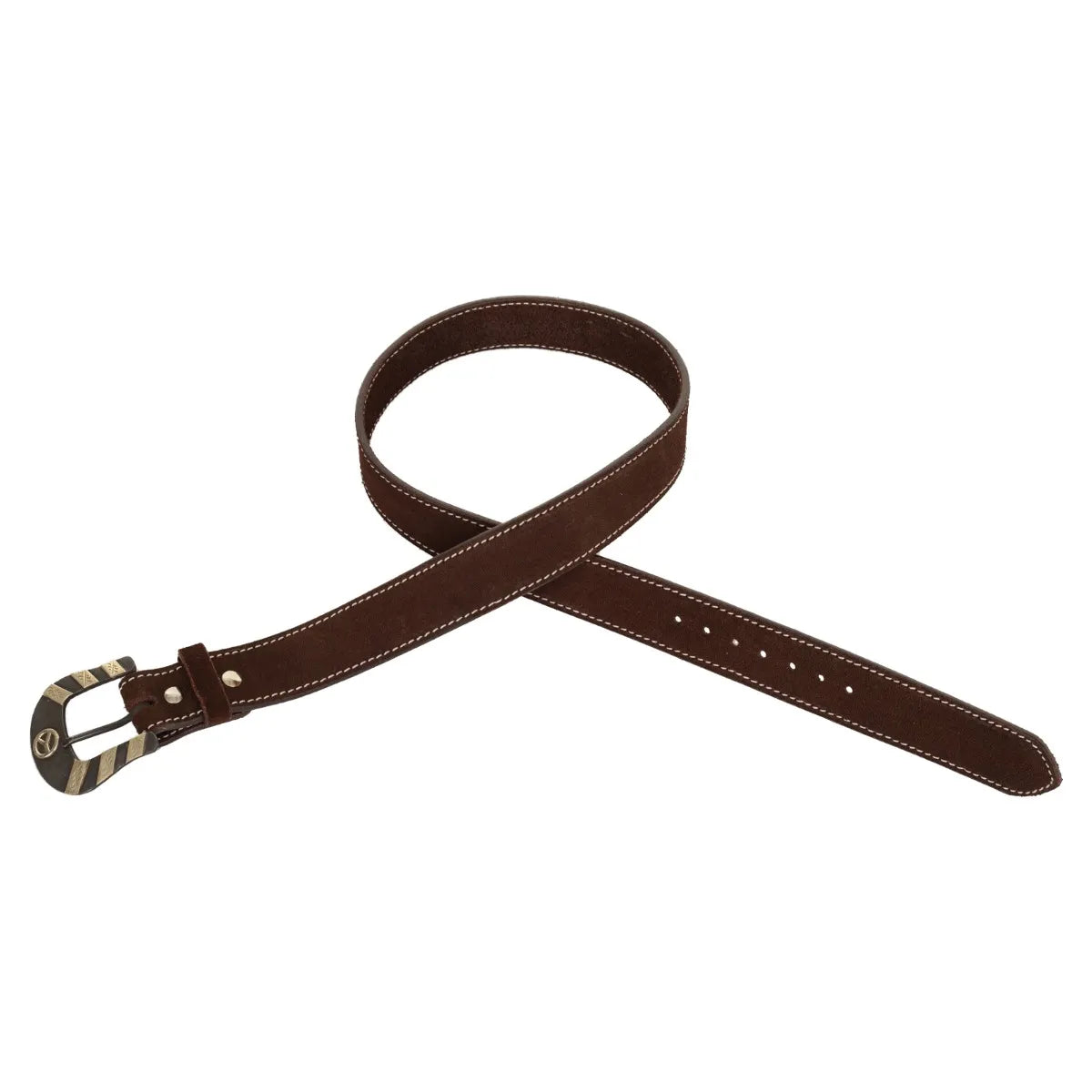 Circle Y Men's Coal Miner Belt - Chocolate Roughout