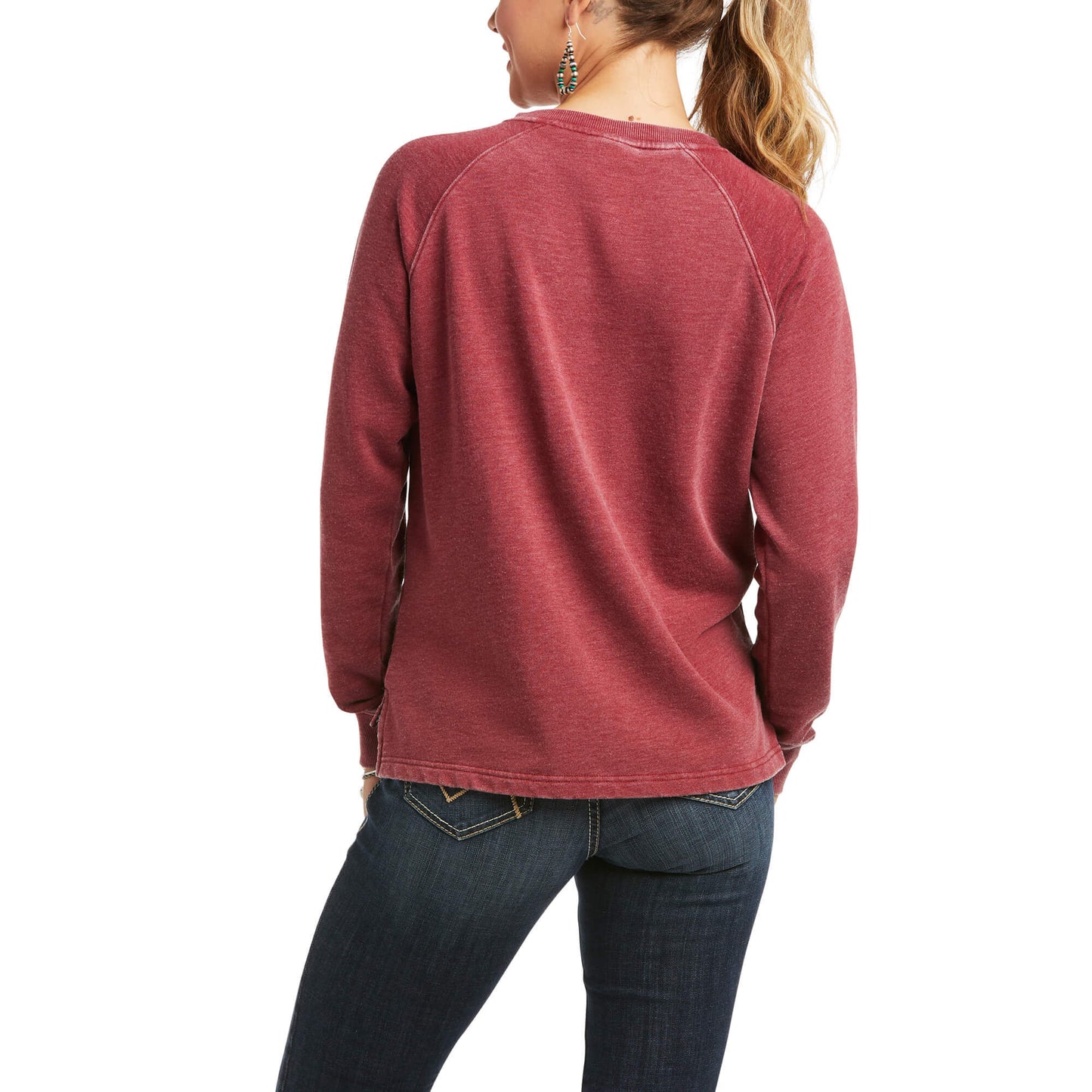 Ariat Women's Going Home LS Rhubarb