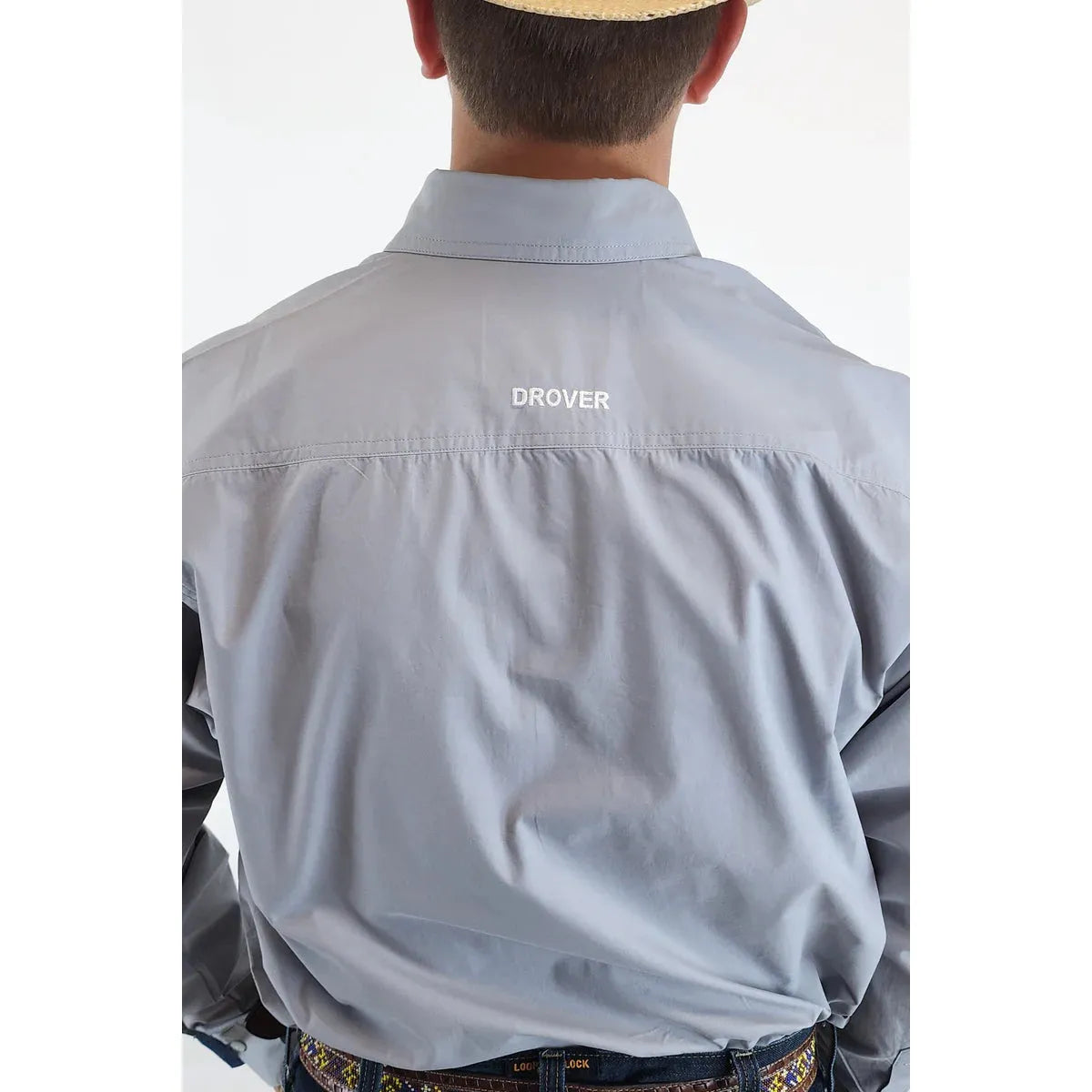 Drover Men's Signature Series Long Sleeve Shirt- Bandit