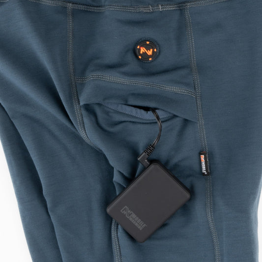 Fieldsheer Men's Baselite Heated Baselayer Pants - Arctic Blue