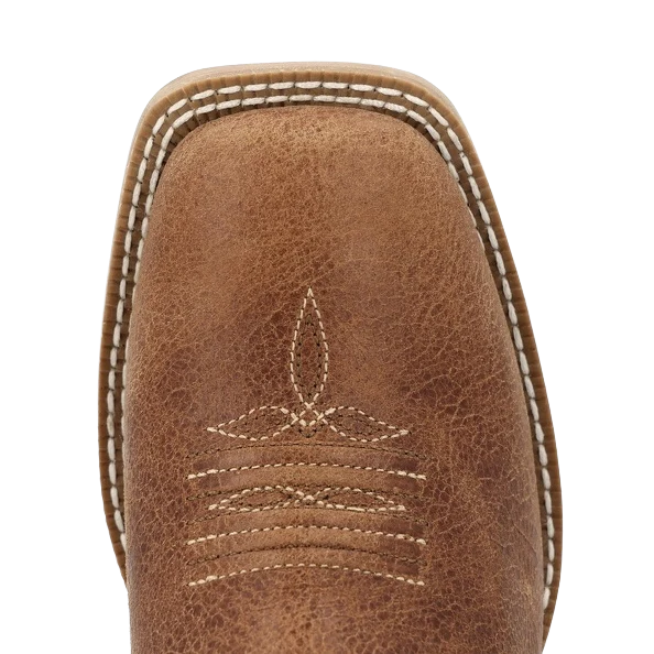 Durango Youth Shyloh 8" Square Toe Western Boot - Honey Tan/Metallic Peach