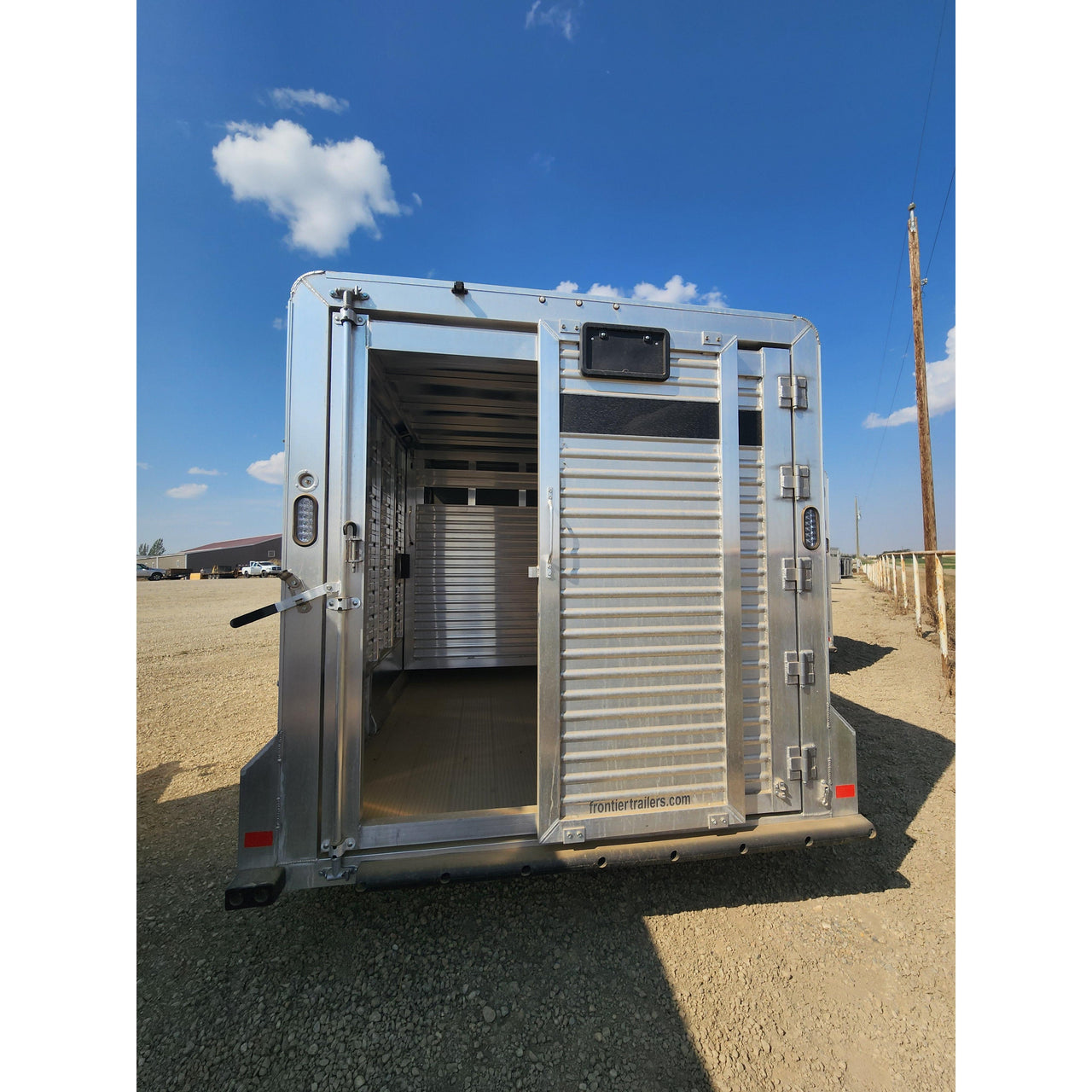 2026 18' 7" Frontier Livestock Trailer