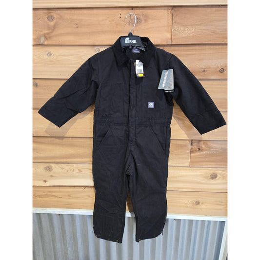 Berne Youth Softstone Insulated Coveralls - Black