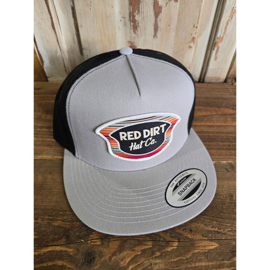 Red Dirt Hat Co. Ball Cap - Saddle Pad Silver/Black