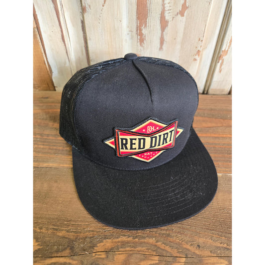 Red Dirt Hat Co Cowboy Bowtie-Black/Black