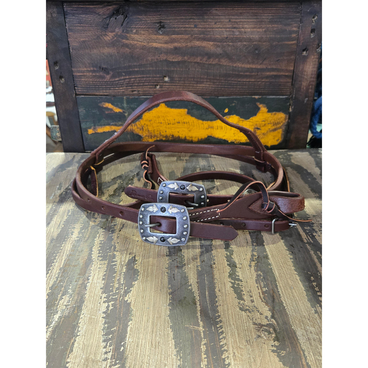 Professional Choice Ranch Headstall Brow 5/8 Feather