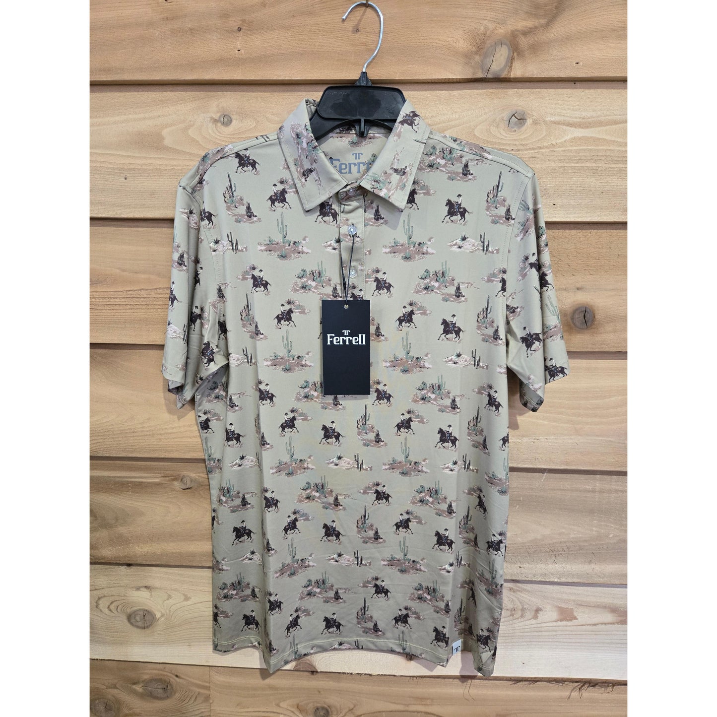 Ferrell Brand Men's The Colt Short Sleeve Polo