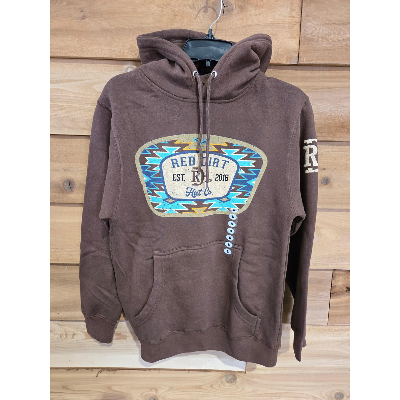 Red Dirt Hat Co. Unisex Aztec Jango Hoodie - Brown