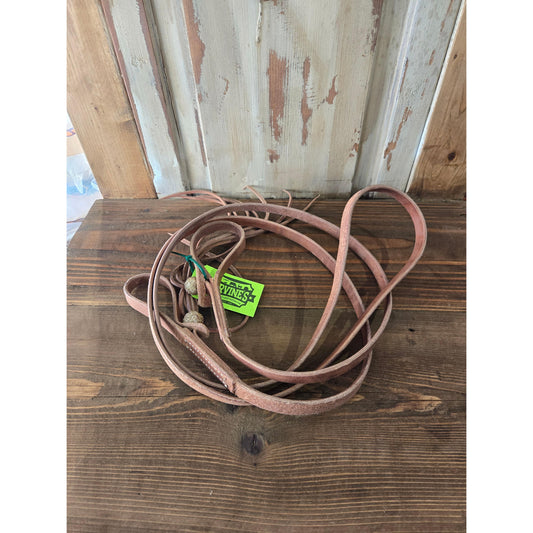 Irvine's Roping Rein-5/8"x8"-RH Knots Quick Change Buttom