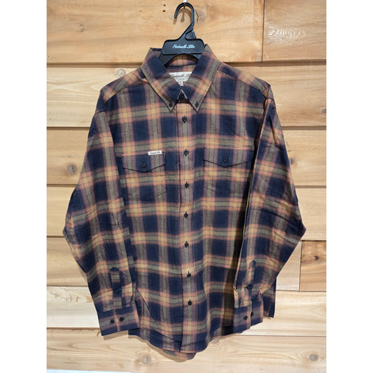 Rock & Roll Men's Long Sleeve Shirt - Brush Plaid