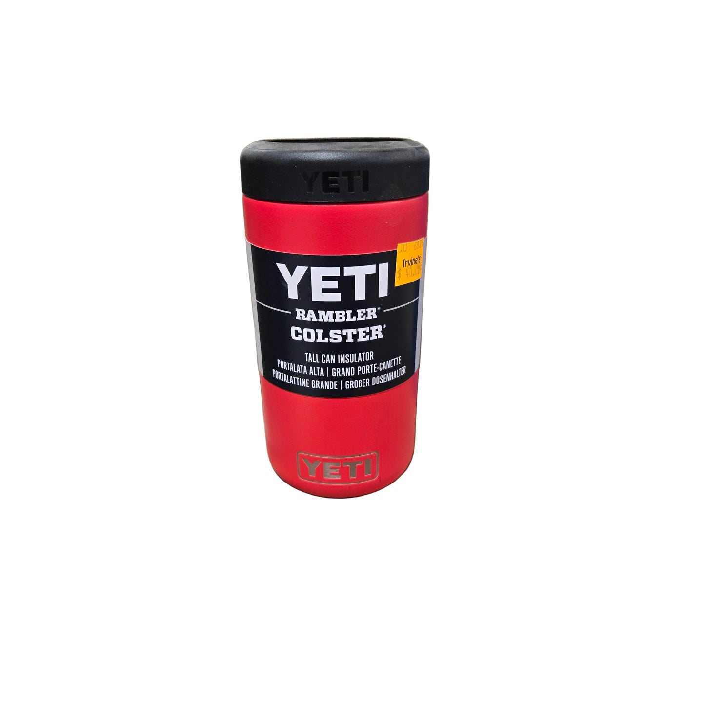 Yeti Rambler 473ml Colster Tall Can Insulator - Rescue Red