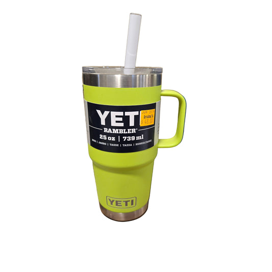 Yeti Rambler 739ml Straw Mug w/Straw Lid - CHT