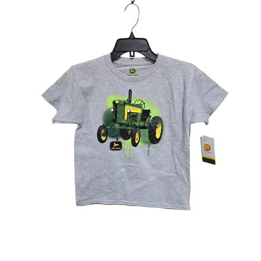 John Deere Youth Drip Tee-Shirt - Oxford Heather