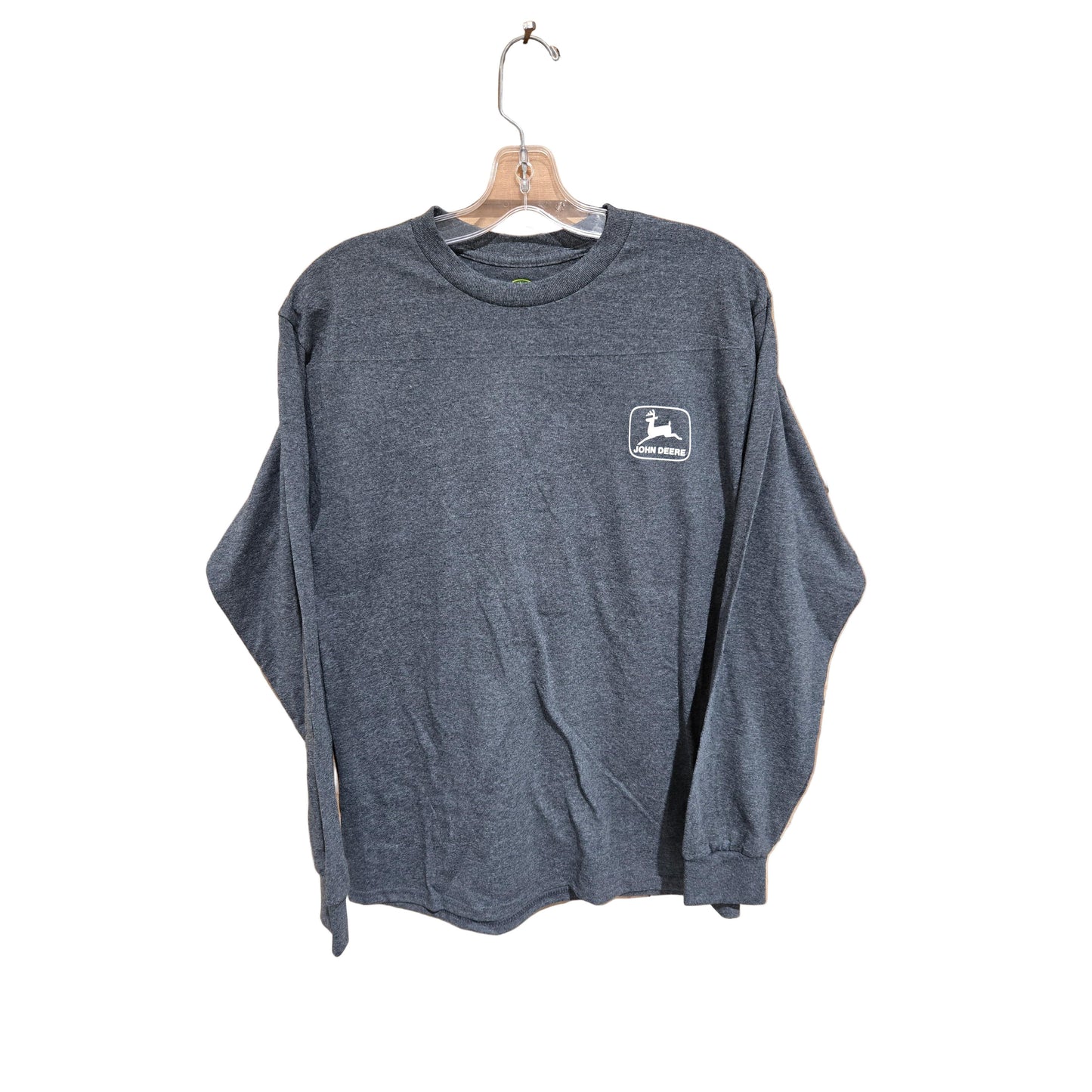 John Deere Men's Long Sleeve T-Shirt - Black Heather