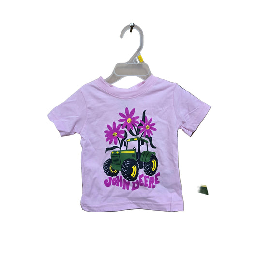 John Deere Infant Tractor Tee - Pink