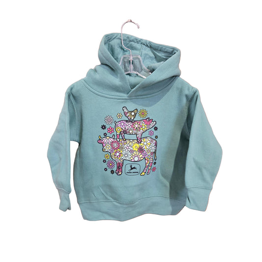 John Deere Toddler Stack Long Sleeve Hoodie- Saltwater